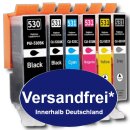 DC / D&C 6 XL komp. Druckerpatronen zu Canon Pixma TS...